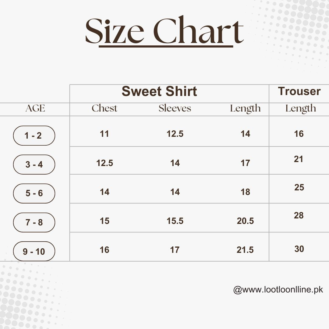 Off White Multi Hearts Printed Sweatshirt and Off White Multi Hearts Trouser Kids Track Suit