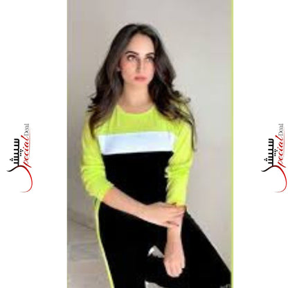 Green Panel Full Sleeves Shirt and Green Panel Trouser