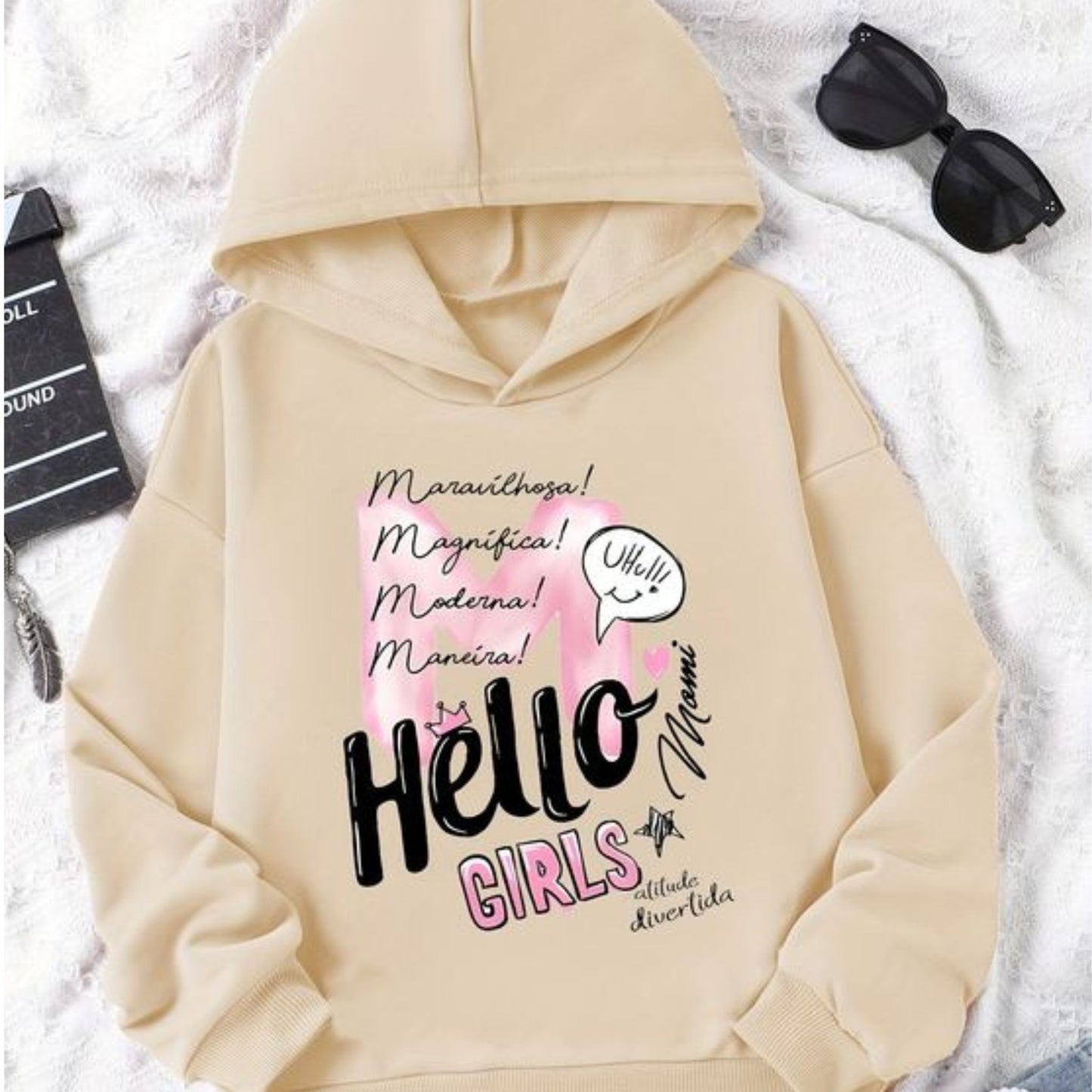 Skin Hello Girls Printed Hoodie