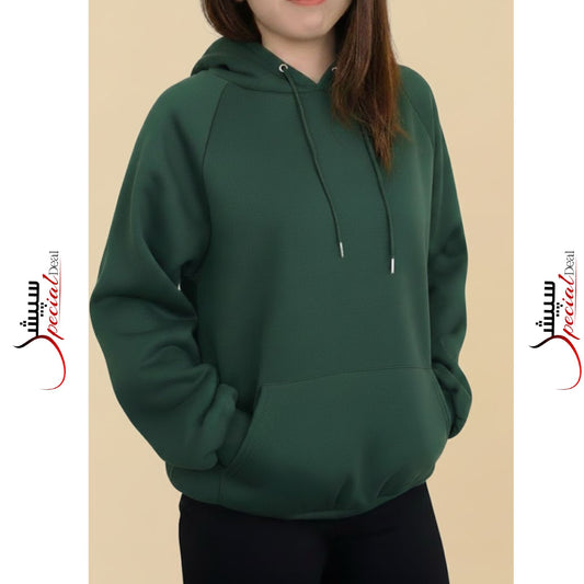 Plain Green Hoodie