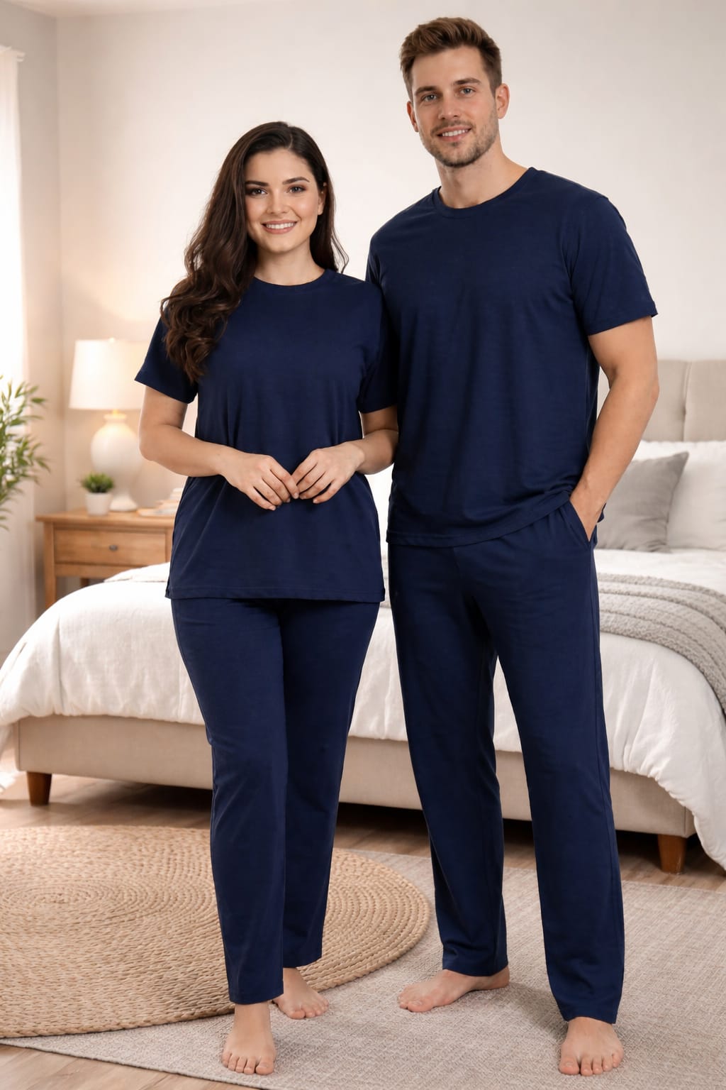 Plain Blue Shirt Half Sleeves and Plain Trouser