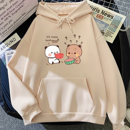 Skin Two Bears Printed Hoodie