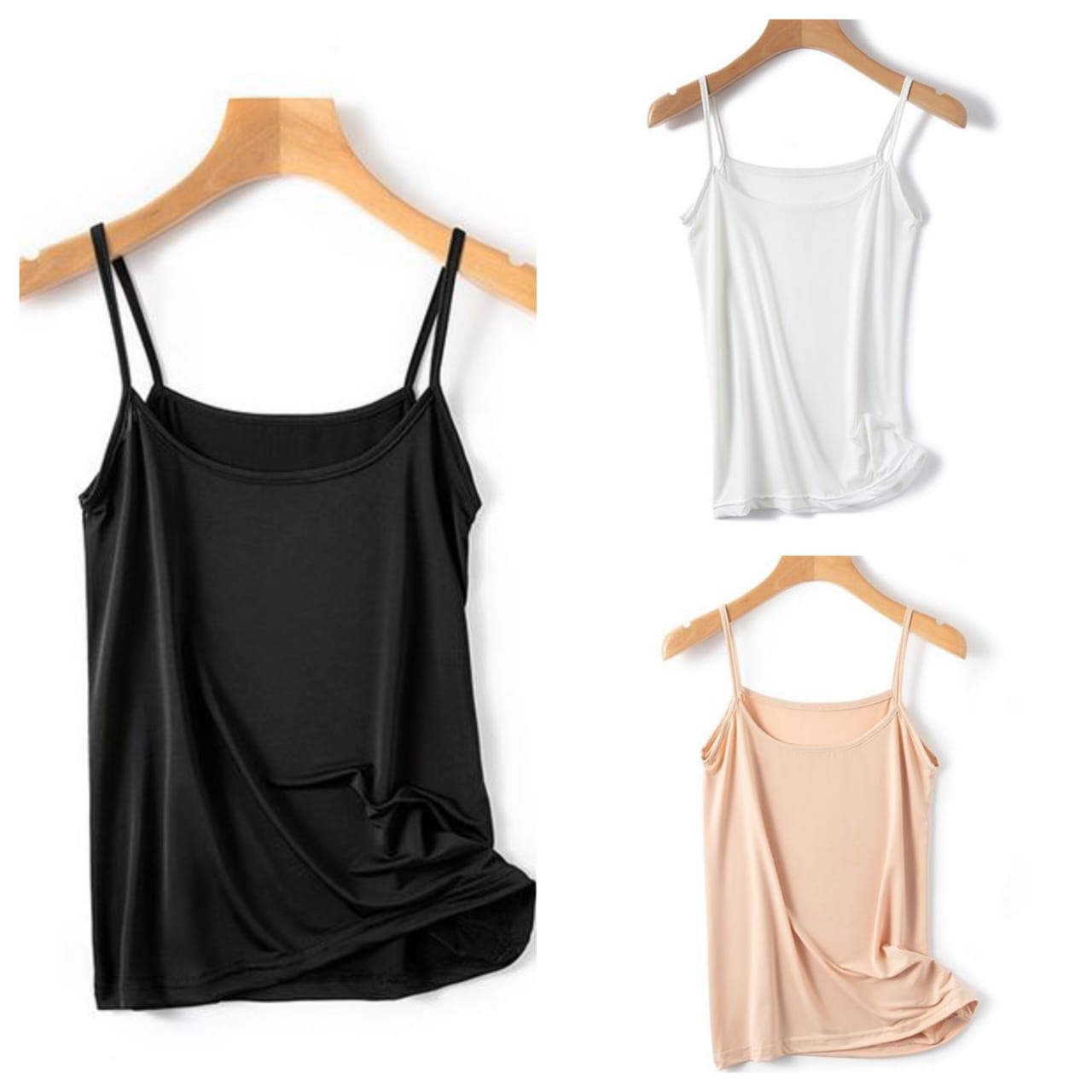 Pack of 3 soft cotton Women camisoles (SD-SH-00017)